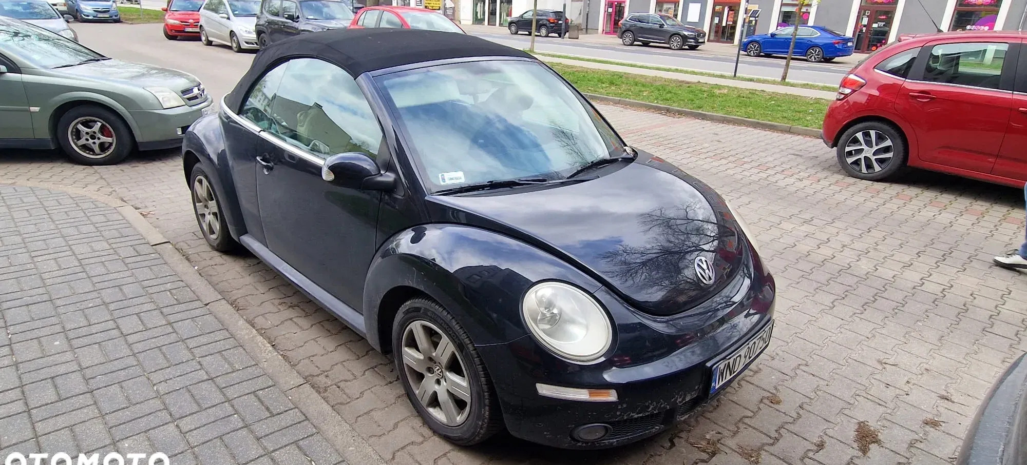 warmińsko-mazurskie Volkswagen New Beetle cena 15500 przebieg: 209599, rok produkcji 2009 z Łódź